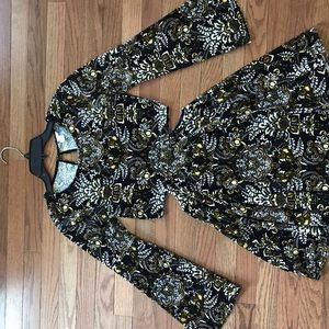 Volcolm cutout velvet dress